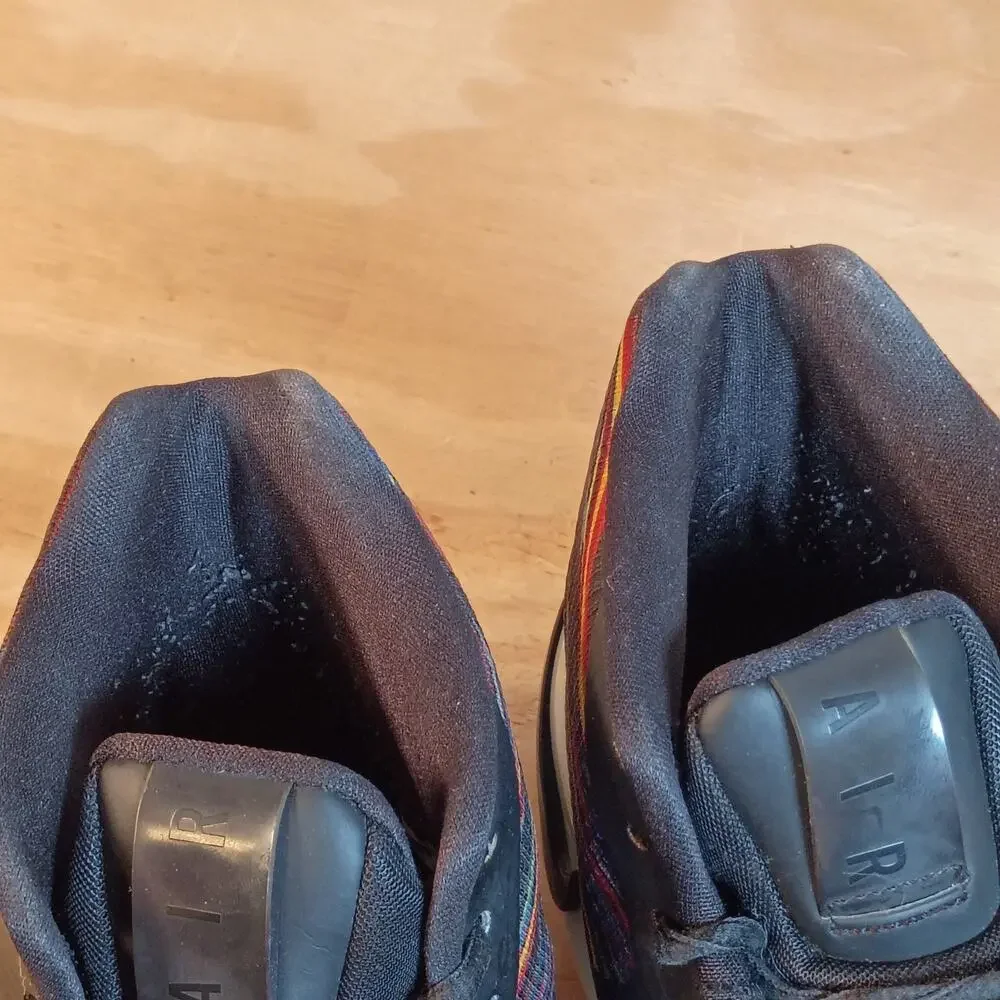 Nike Air Force Max Mens Size 13 Black Multi Color Shoes Sneakers AR0974-100